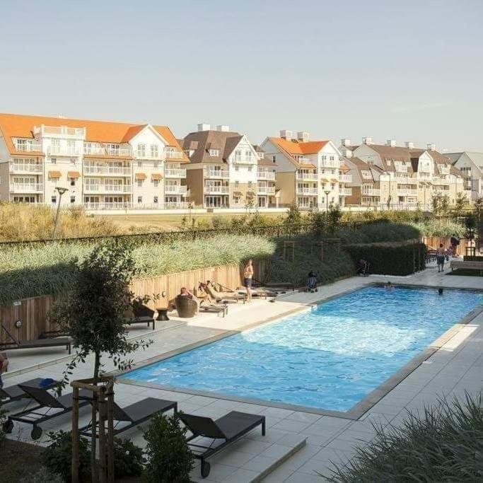 Duplex Villa Capricia Appartement Met Zwembad Nieuwpoort Jachthaven Dış mekan fotoğraf