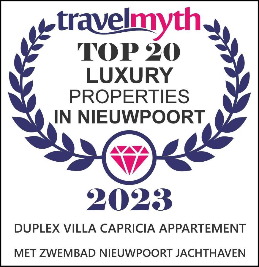 Duplex Villa Capricia Appartement Met Zwembad Nieuwpoort Jachthaven Dış mekan fotoğraf