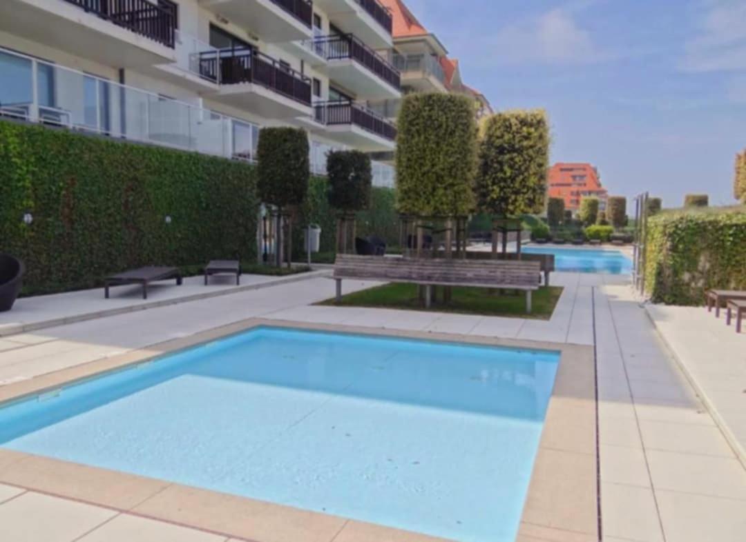 Duplex Villa Capricia Appartement Met Zwembad Nieuwpoort Jachthaven Dış mekan fotoğraf